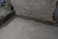 Concrete pour edges