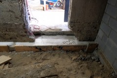 footing rebar pour
