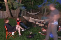 Our socially distanced BBQ