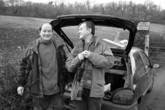 Fly birds in love. They had fun