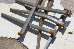 old rectangular nails