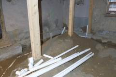 Plumbing rough in