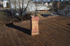 One of our chimney stacks safely removed