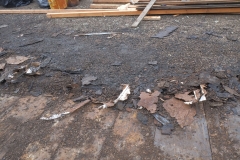 Looks like one of the original roof covering was metal