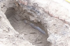 Sewer pipe dig - Saturday
