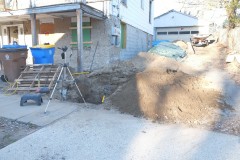 Sewer pip dig - Sunday