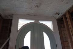 February. The good parts of the house - Door and Bannister
