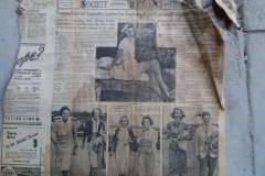 Paper clipping we found of society tragedies 1937